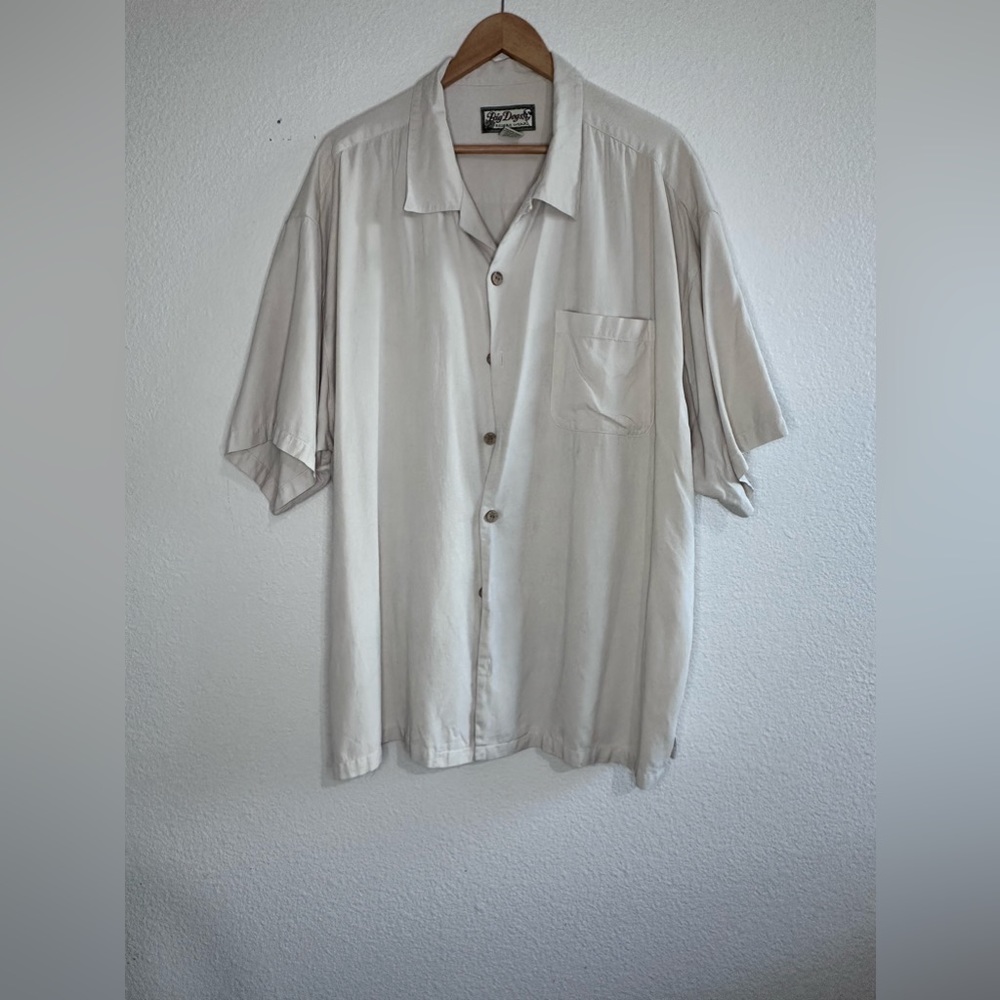 Big Dog Silk Button Up